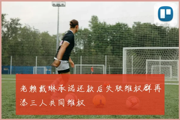 老赖戴琳承诺还款后失联维权群再添三人共同维权